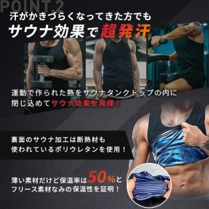 男性用 サウナベスト メンズ スーツ サウナ ...の詳細画像5