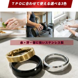 フラット ダイエットリング 幅4mm 男女兼用...の詳細画像3