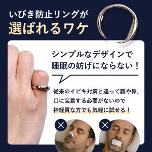 いびき防止リング イビキ対策 指輪 睡眠の質向...の詳細画像4