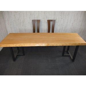 一枚板 テーブル ダイニングテーブル 楠 180cm 座卓 兼用 一枚板