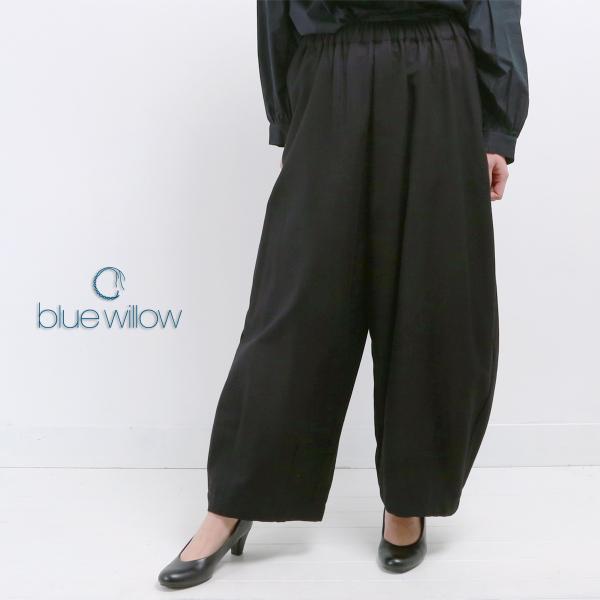 blue willow コットンレーヨンタックコクーンパンツ レディース ブルーウィロー 01ESP...