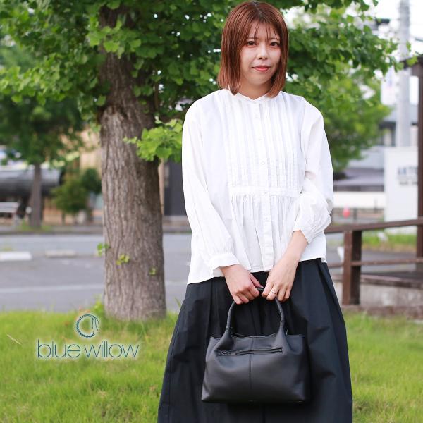 blue willow コットンピンタックブラウス レディース ブルーウィロー 01ESP11014...
