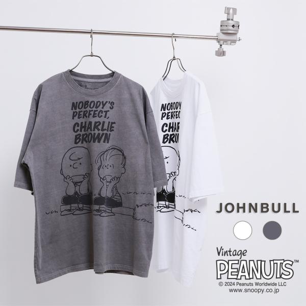 JOHNBULL PEANUTS SNOOPY プリントTシャツ  レディース メンズ ジョンブル ...