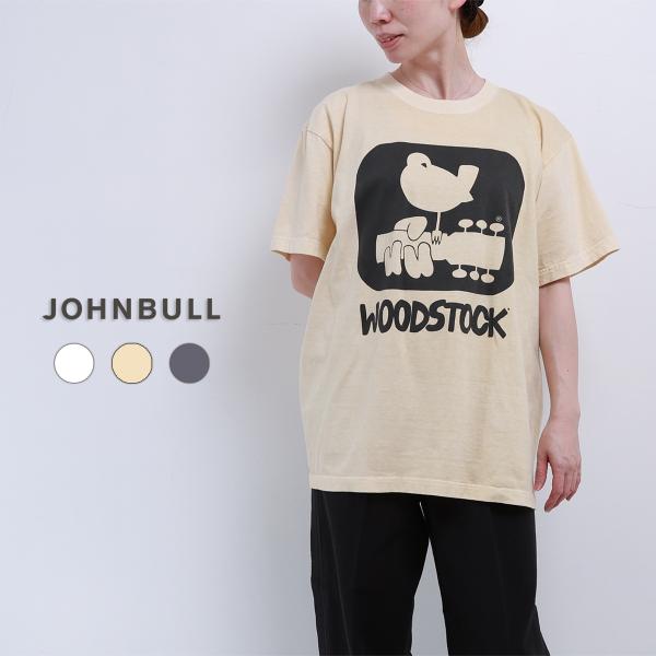 JOHNBULL WOODSTOCK プリントTシャツ レディース メンズ ジョンブル ウッドストッ...