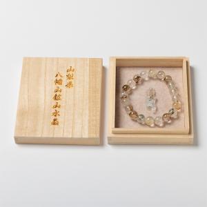 水晶 ブレスレット 白水晶 インクルージョンレア...の商品画像