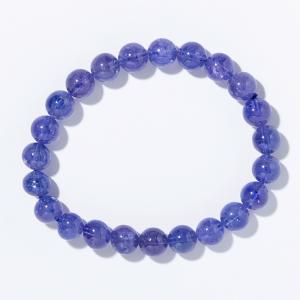 タンザナイト ブレスレット SA （タンザニア産） 8mm 23玉 No.14