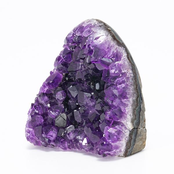 アメジスト クラスター （ウルグアイ産） 底辺カット No.567