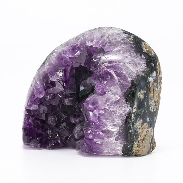 アメジスト クラスター （ウルグアイ産） 底辺カット No.569