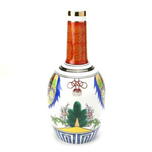 九谷神酒 神具 酒器 みき 徳利 久谷 絵入 赤 1尺 : 宮忠 - 通販