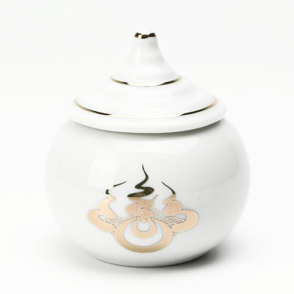 水玉 神具 金紋入 紋入り 金 稲荷紋 1寸8分