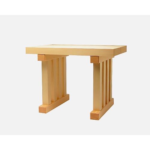 宮忠オリジナル 八足案 木曽桧製 幅450mm×奥行き300mm×高さ330mm （ 刻印入り ） ...