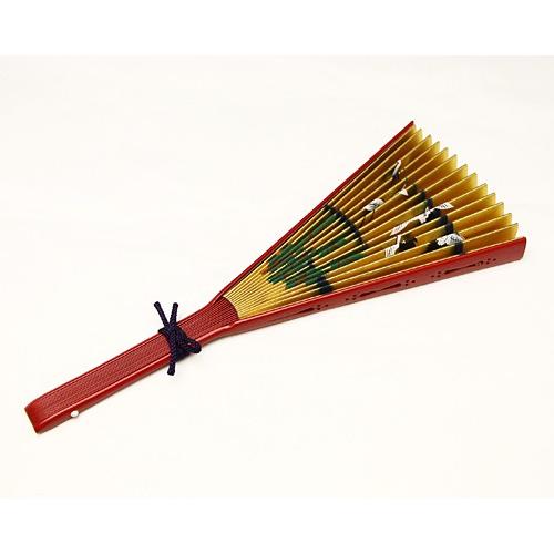 中啓 朱塗金銀柄入