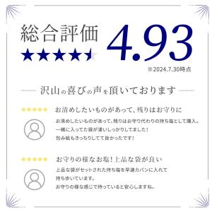 持ち塩 (5個 袋1個) セット お清め お祓...の詳細画像1