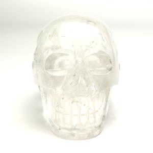 スカル 天然水晶 No.7