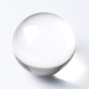 水晶 丸玉 天然水晶 （ブラジル産） 93mm （鑑別書付 CT7606）