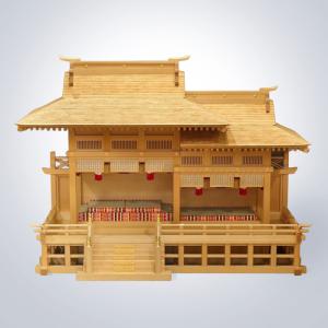 （アウトレット） 内祭用大型神殿 こけら葺雛御殿 〈R-502〉 No.1