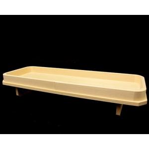 神棚 お供え 長膳 木曽桧 1尺 幅30.7cm 奥行11cm 高5.4cm