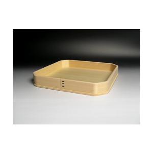 神棚 お供え 木曽桧 折敷 8寸  幅24.6cm 奥行24.6cm 高さ2.9cm