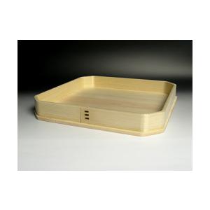 吉野桧 折敷 9寸  幅27.9cm 奥行27.9cm 高さ3.7cm