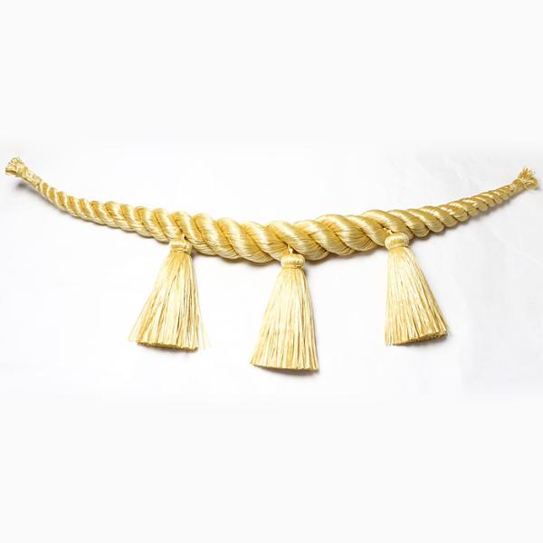 しめ縄 合繊製 鼓胴型 4尺×径8cm 太房3本付