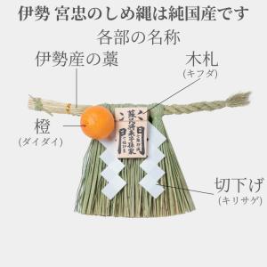 伊勢しめ縄(玄関用) 小寸 笑門の詳細画像5