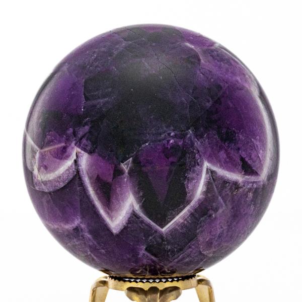 アメジスト 丸玉 ケープアメジスト フラワー （南アフリカ産） 65mm No.85