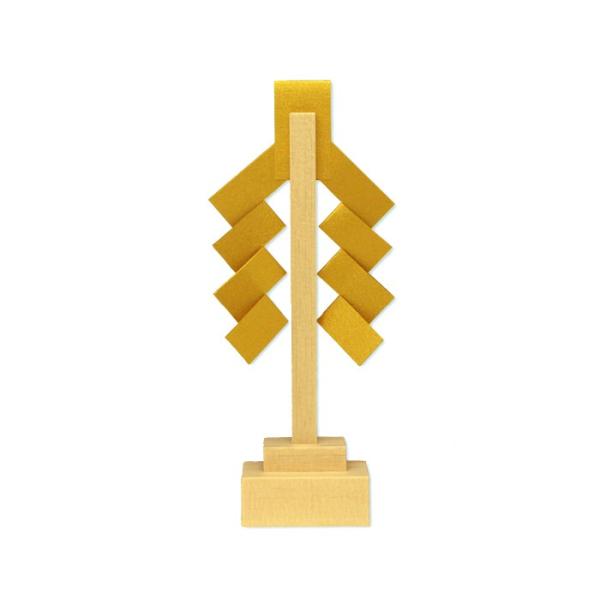 白木御幣 金 5寸