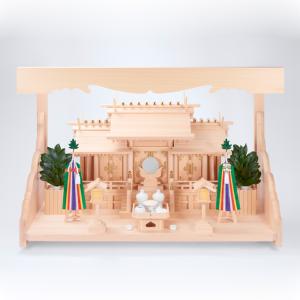 （神棚 セット） I-4+神棚板（持送式）+神具フルセット