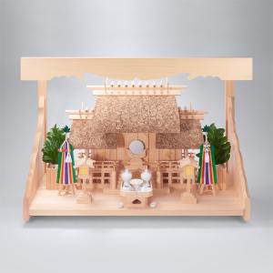 （神棚 セット） K-4+神棚板（持送式 雲板付）+神具フルセット