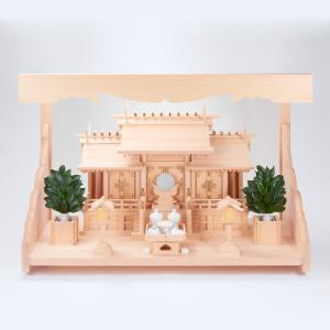 （神棚 セット） I-4+神棚板（持送式）+神具ハーフセット