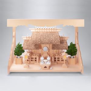 （神棚 セット） K-4+神棚板（持送式）+神具ハーフセット