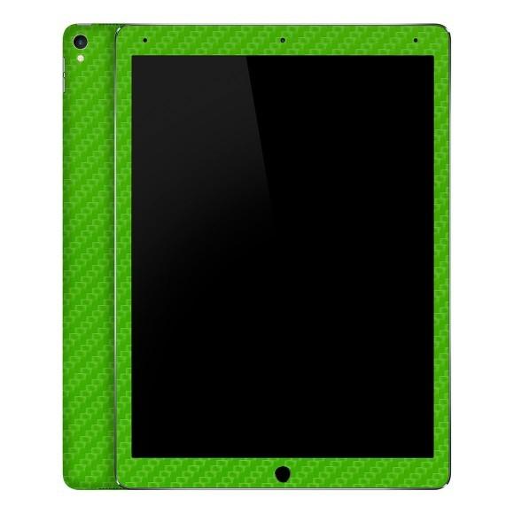 iPad Pro 10.5 カーボン調プレミアムスキンシール【カーボングリーン】
