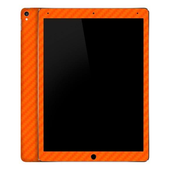 iPad Pro 10.5 カーボン調プレミアムスキンシール【カーボンオレンジ】