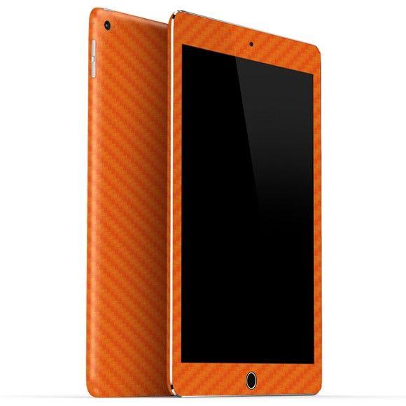 iPad Air2 カーボン調プレミアムスキンシール【カーボンオレンジ】