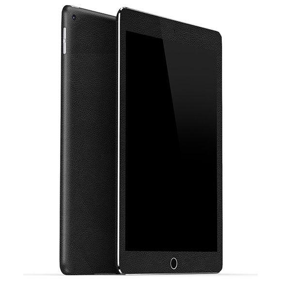 iPad Air2 レザー調プレミアムスキンシール【ブラックレザー】