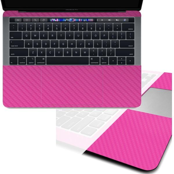 MacBook Pro with Touch Bar 13 カーボン調プレミアムスキンシール【カーボ...