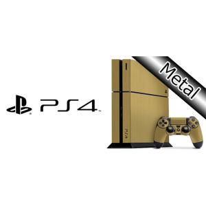 PS4 メタル調プレミアムスキンシール