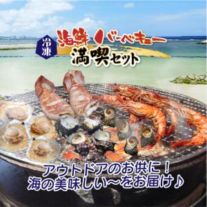 □海鮮バーベキュー 満喫4種セット(有頭海老5...の詳細画像2