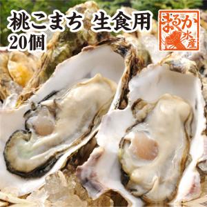 送料無料　桃こまち　殻付き牡蠣　生食用　　鳥羽桃取産　20個 [牡蠣]