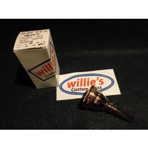 トロンボーン　マウスピース　細管　willie's YUZO 6R α（特注品） ウィリーズ / 細管トロンボーン用マウスピース MV6-1/2AL / 銀メッキ