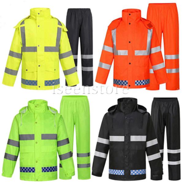 レインウェア メンズ 上下セット 迷彩柄 カッパ 雨合羽 雨具 バイク 自転車 レインスーツ 通勤 ...