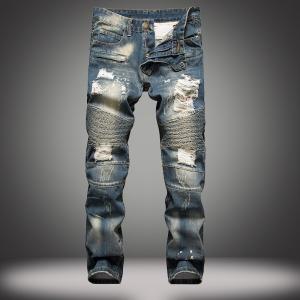 mnml（ミニマル） M14 STRETCH DENIM BLUE バイカーパンツ バイカー