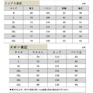 綿麻上下セット メンズ 五分袖 羽織りトップス...の詳細画像2