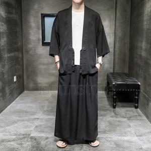 夏 サマー 上下セット ワイドパンツ メンズ ...の詳細画像3