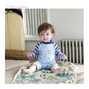 ベビー 水着 ロンパース 男の子 キッズ ラッ...の詳細画像1