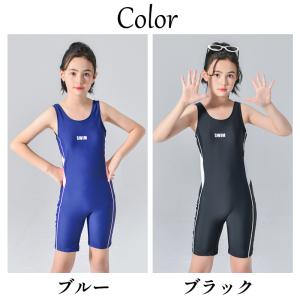 ワンピース フィットネス水着 女の子 オールイ...の詳細画像1