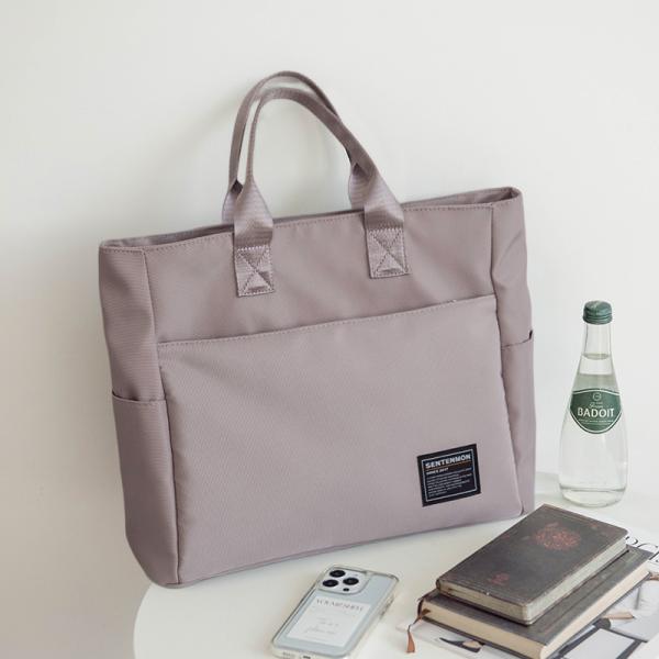 トートバッグ ハンドバッグ レディース 大きめ A4 無地 軽量 手提げバッグ ナイロン シンプル ...