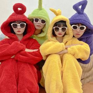 着ぐるみ パジャマ 大人用 テレタビーズ フラ...の詳細画像5