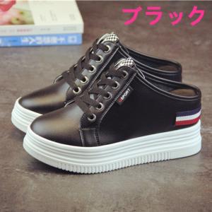 厚底スニーカー かかとなし バブーシュ レディ...の詳細画像3
