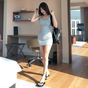 ノースリーブワンピース ミニ丈 レディース タ...の詳細画像3